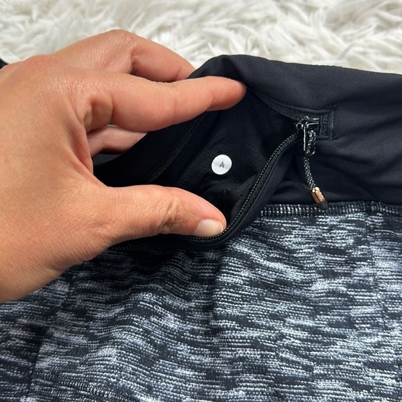 Lululemon Pace Rival Skirt II (Regular) *4-way Stretch Dramatic Static White Bla - Picture 8 of 9